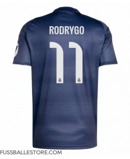 Günstige Real Madrid Rodrygo Goes #11 Auswärtstrikot 2025-26 Kurzarm
